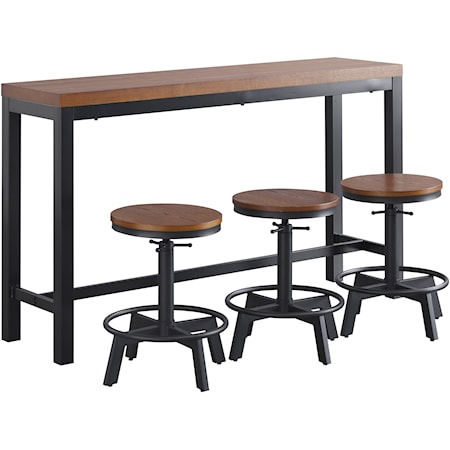 Counter Dining Table & Stools (Set of 4)