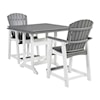 Signature Design by Ashley Transville 3-Piece Counter Table Set