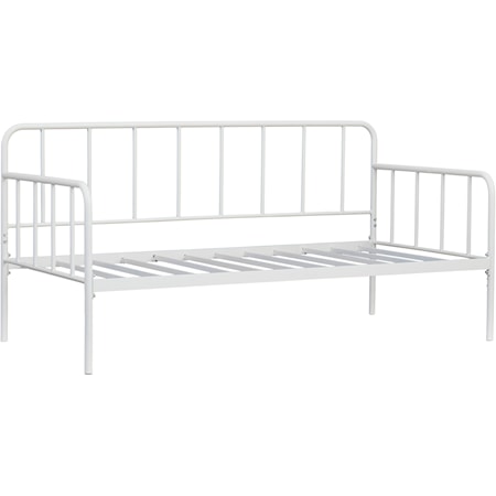 Twin Metal Day Bed with Platform