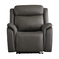 Leather Power Recliner