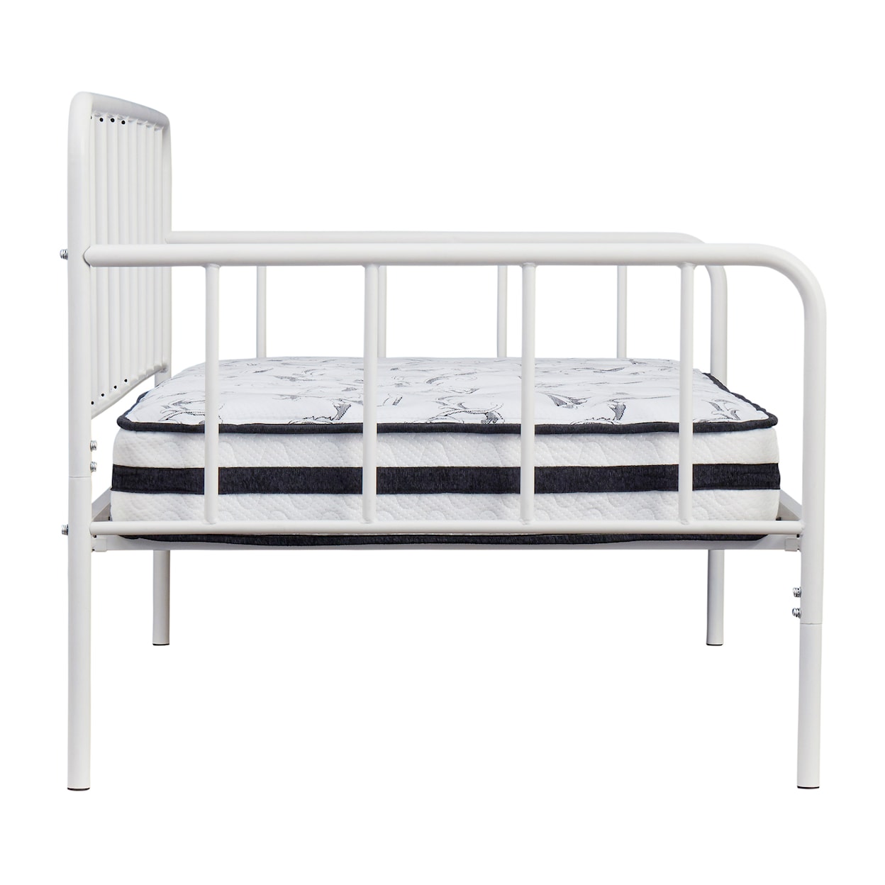 StyleLine Trentlore Twin Metal Day Bed with Platform