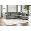 Signature Design by Ashley Furniture Donlen 2-Piece Sectional with Chaise