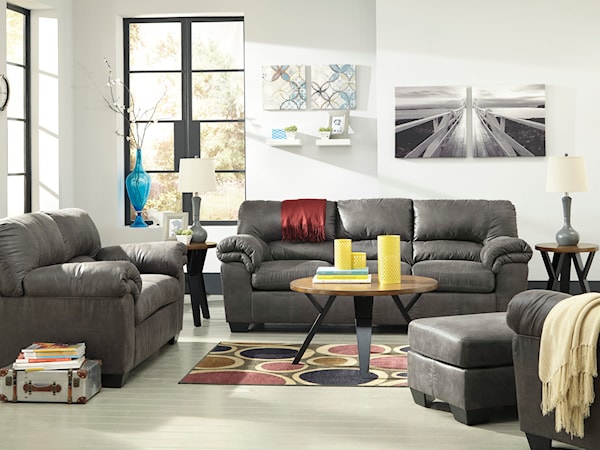 Sofa, Loveseat, Chair, and Ottoman