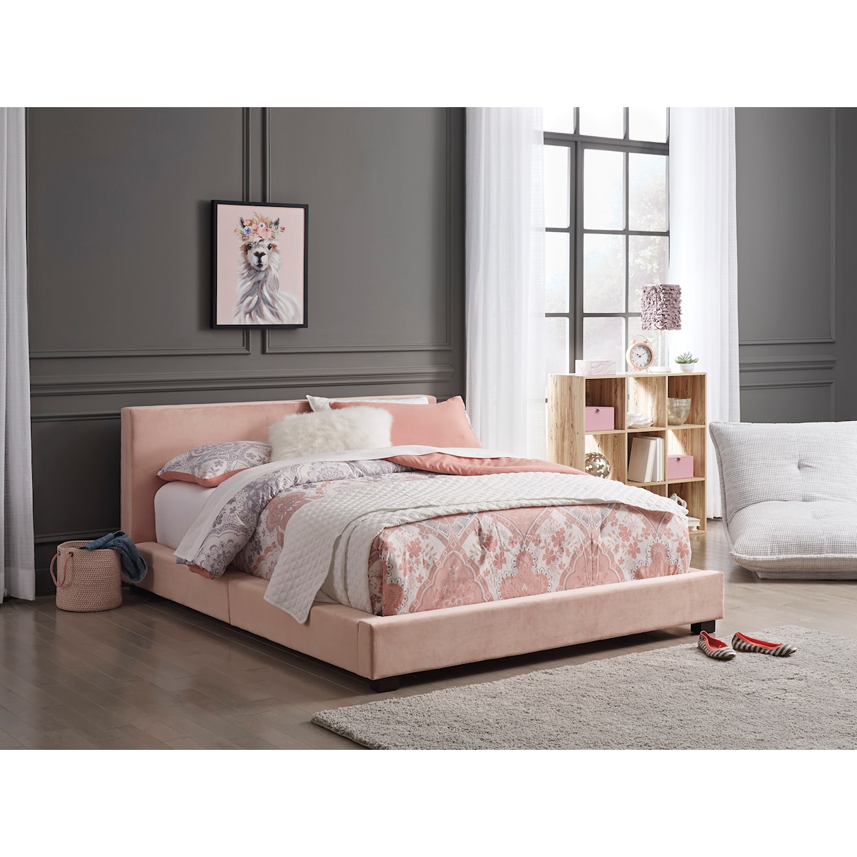 Ashley Chesani Twin Upholstered Bed