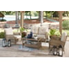 Ashley Signature Design Braylee Outdoor Conversation Sets/Outdoor Chat Sets