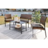 Michael Alan Select Zariyah Loveseat/Chairs/Table Set (Set of 4)