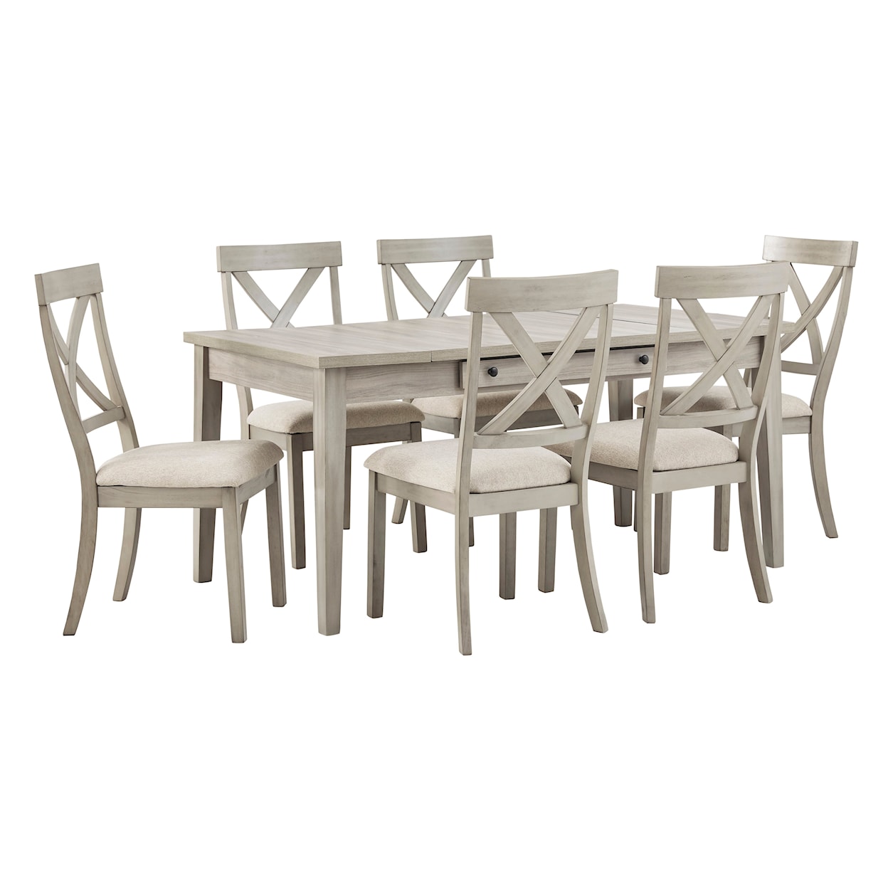 Signature Design by Ashley Parellen 7-Piece Table and Chair Set