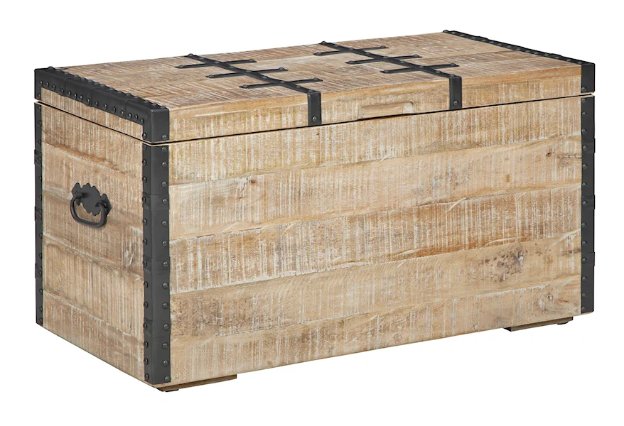 Dartland Storage Trunk by Signature Design by Ashley at Miller Waldrop Furniture and Decor