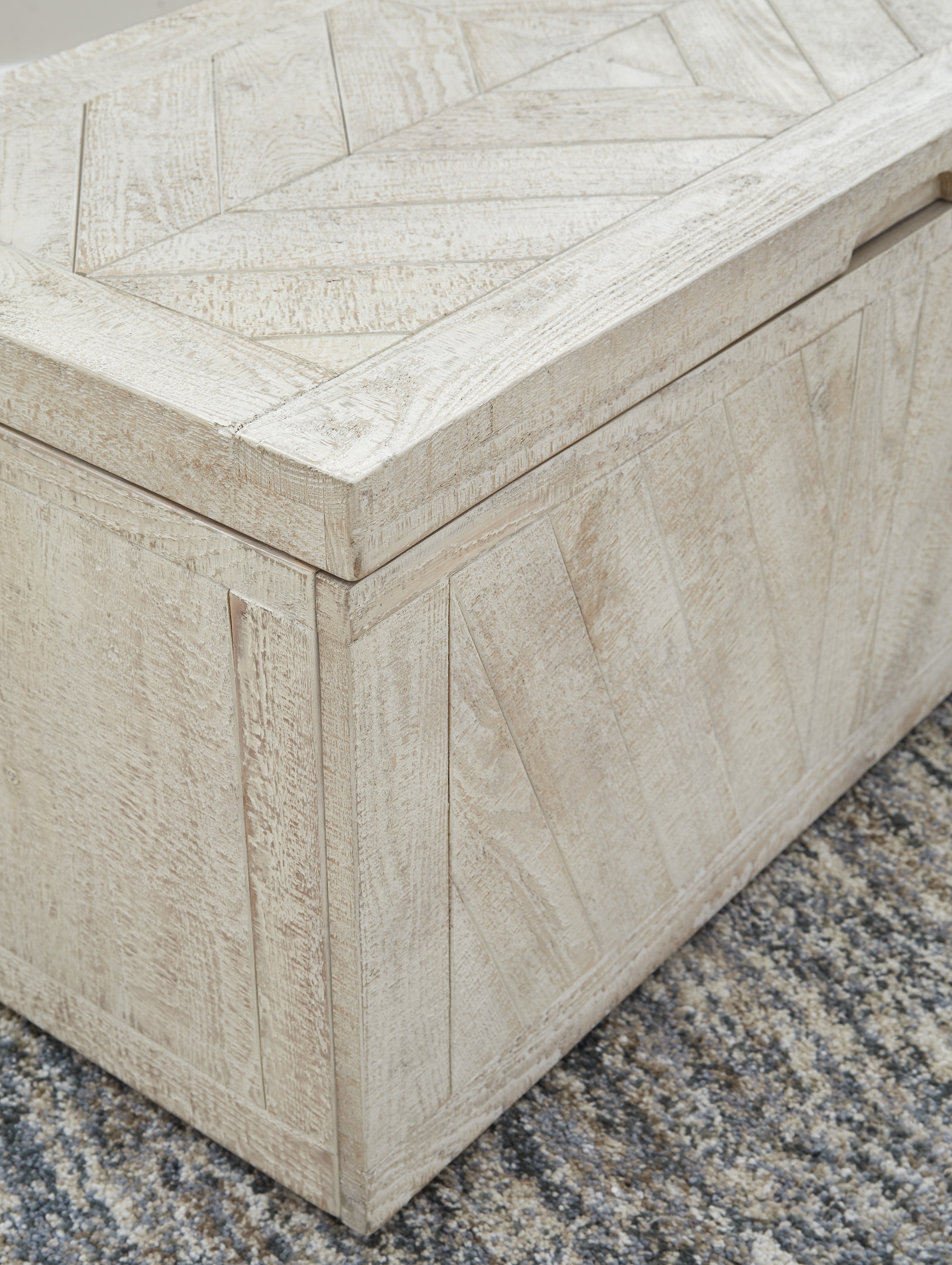 Ashley Furniture Signature Design Ryker A4000306 Storage Trunk with V