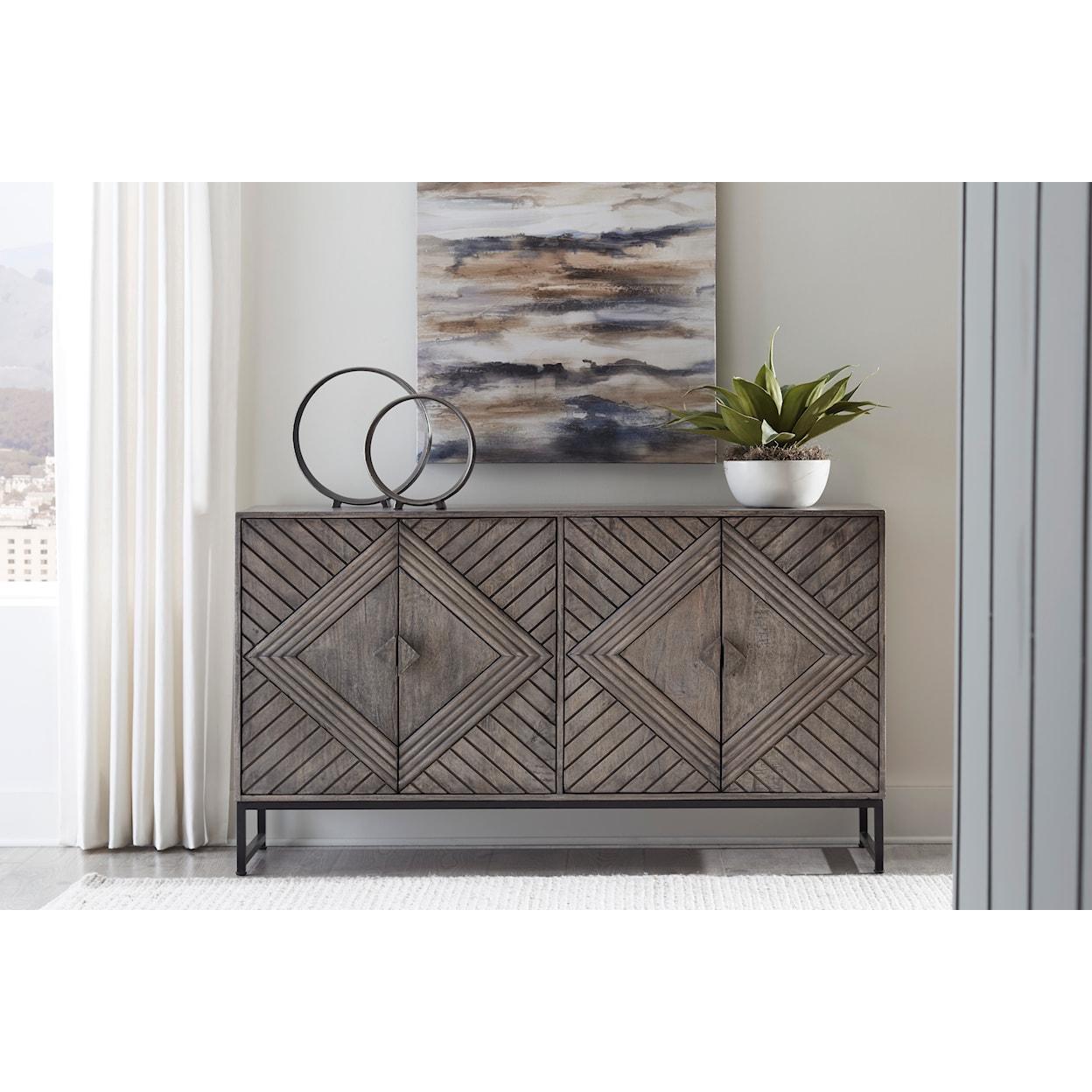 Signature Design Treybrook Accent Cabinet