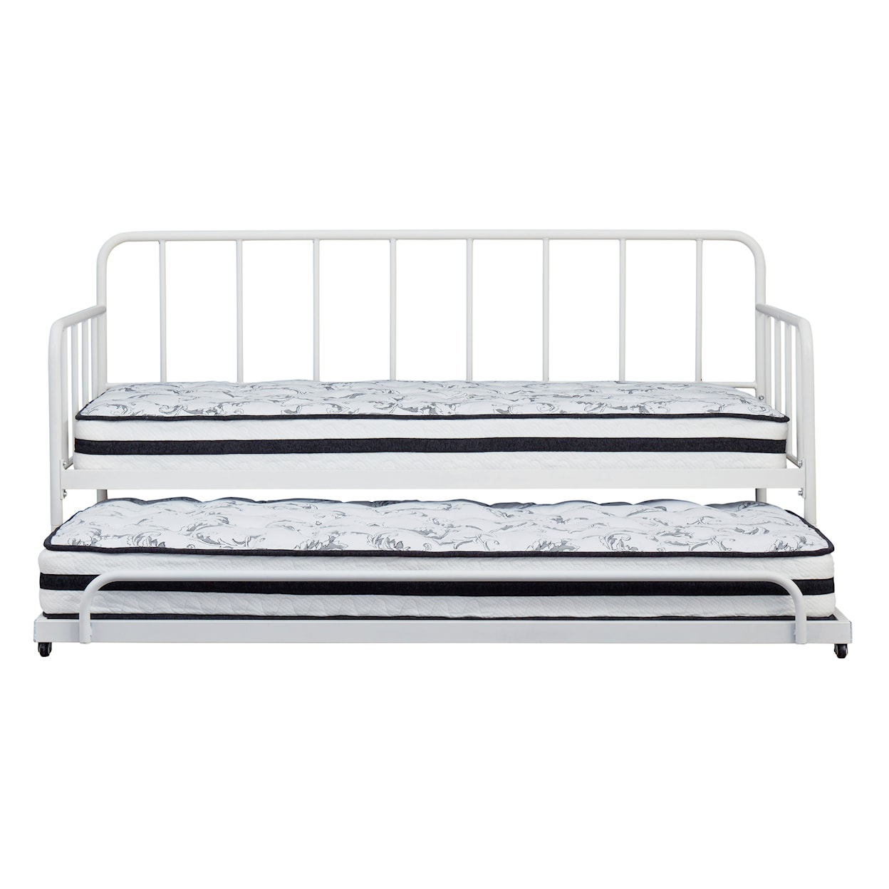 Signature Design Trentlore Twin Metal Day Bed with Trundle