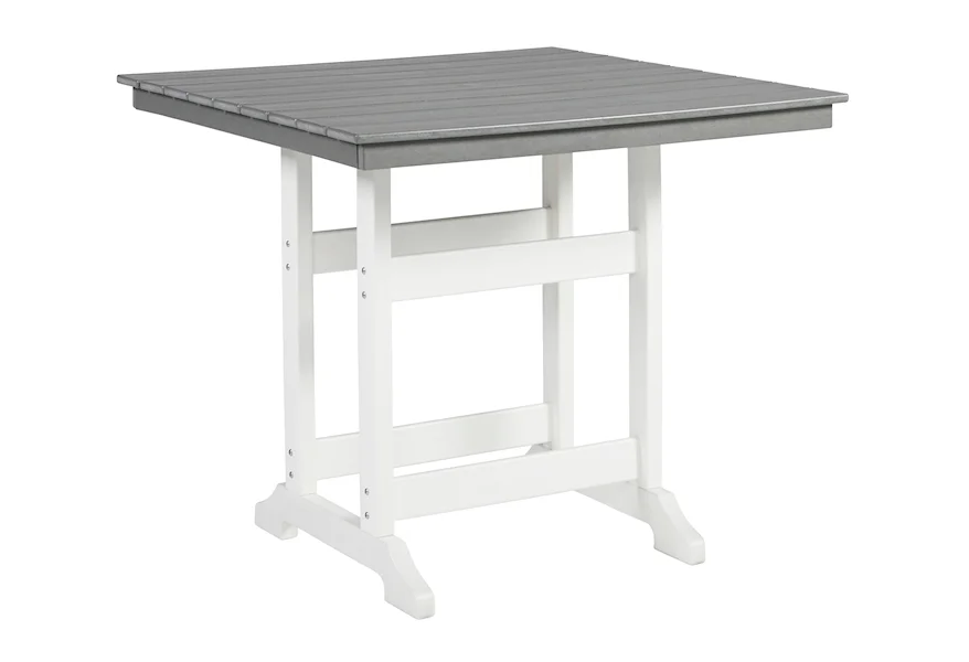 Transville Outdoor Counter Height Dining Table by Signature Design by Ashley at Royal Furniture