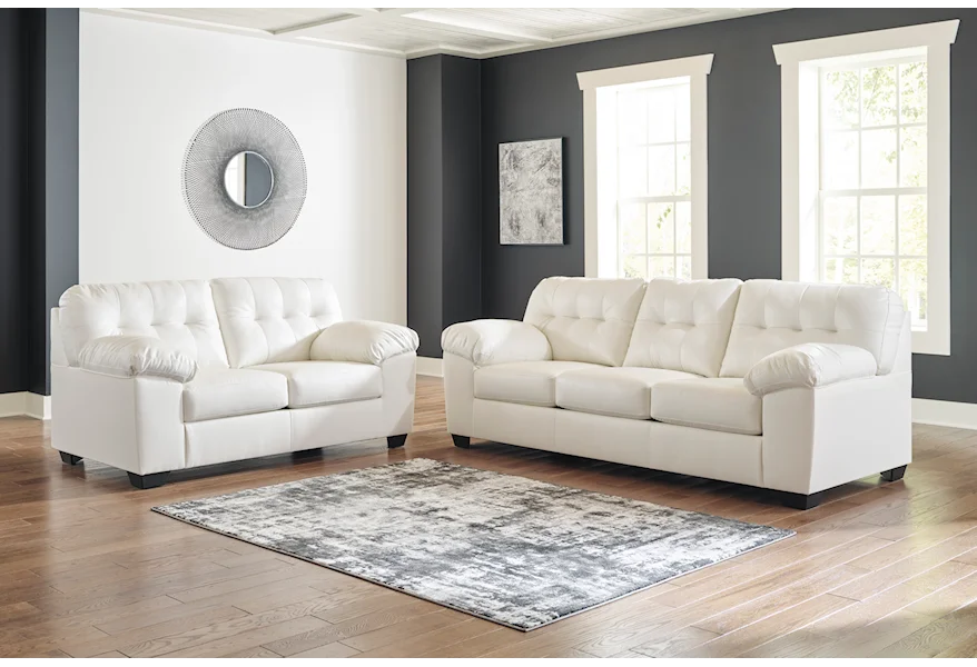 Donlen Sofa and Loveseat by Signature Design by Ashley at VanDrie Home Furnishings