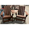 Signature Design by Ashley Emmeline Adirondack Chair Set with Tete-A-Tete Table