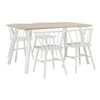 Michael Alan Select Grannen Dining Table and 4 Chairs