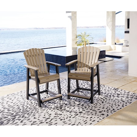 Outdoor Counter Height Stool (Set of 2)