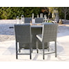 Ashley Signature Design Palazzo Counter Height Dining Table w/ 4 Stools