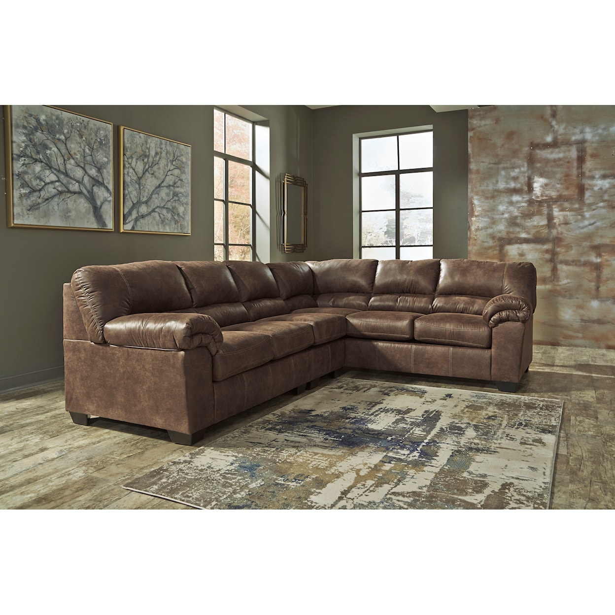 Ashley Furniture Signature Design Bladen 3-Piece Sectional