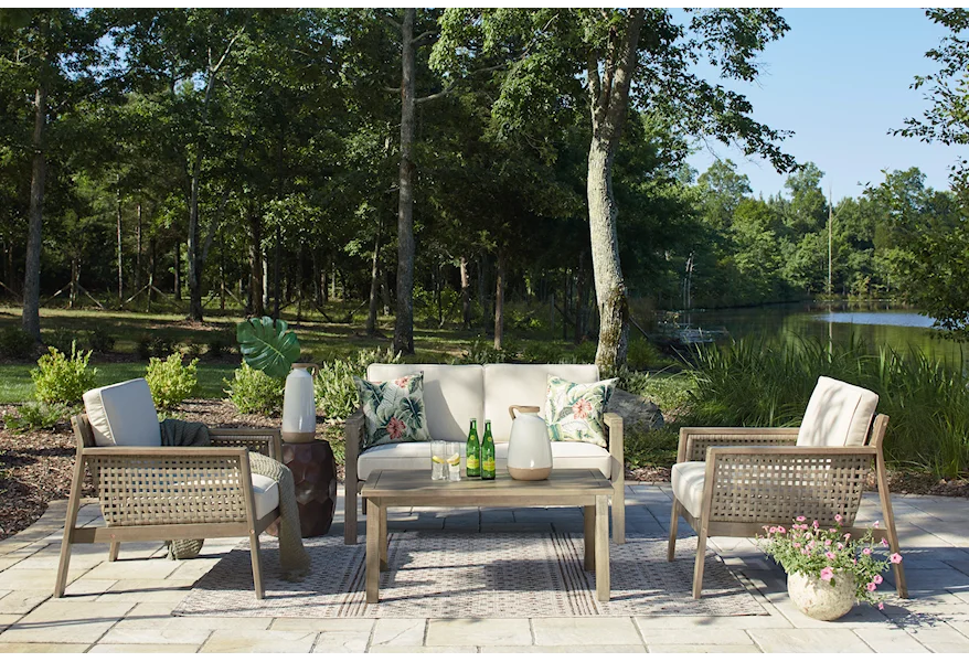 Barn Cove Outdoor Group by Signature Design by Ashley at Westrich Furniture & Appliances