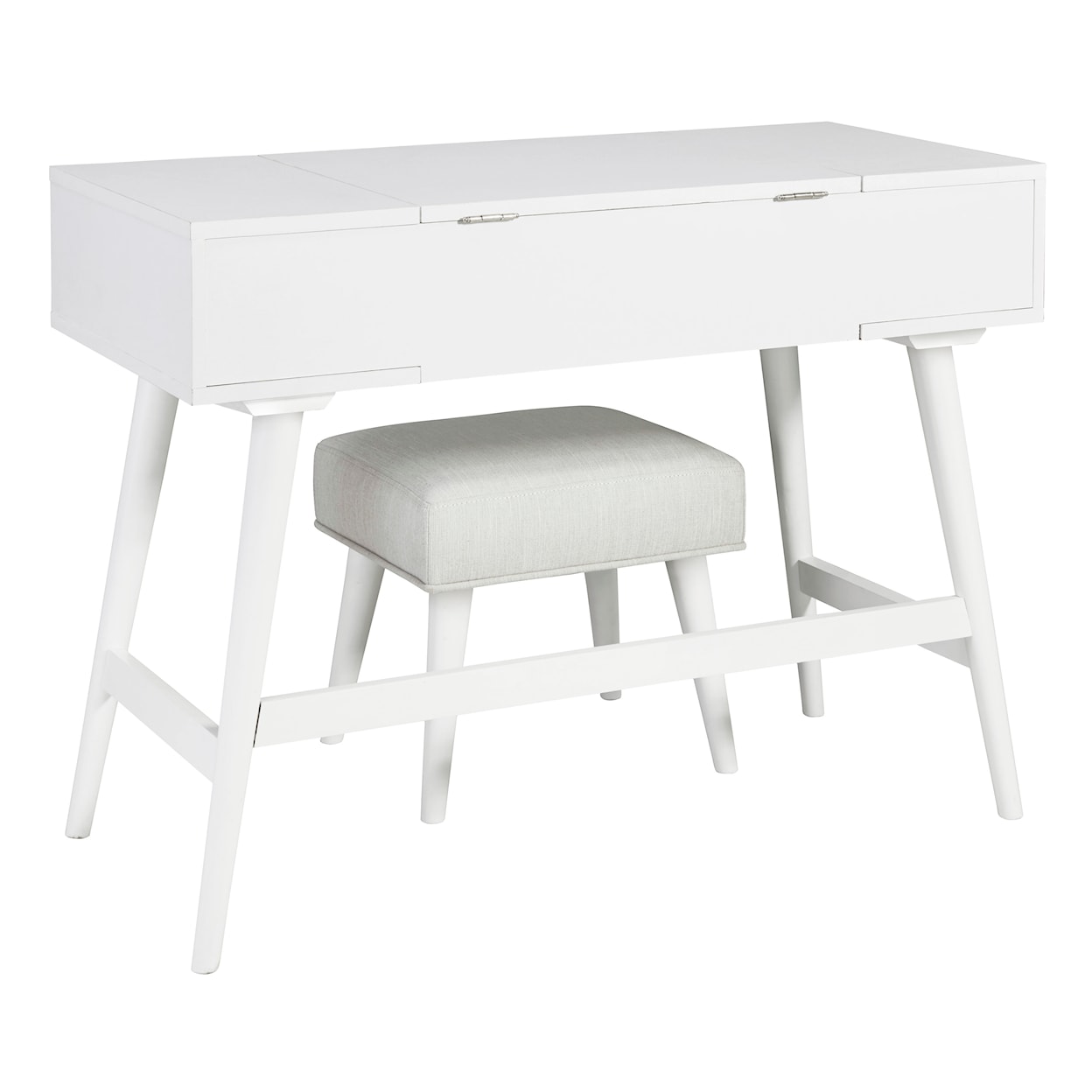 Signature Design by Ashley Thadamere Vanity with Stool