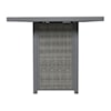 Signature Palazzo Outdoor Bar Table with Fire Pit