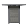 Ashley Furniture Signature Design Palazzo Outdoor Bar Table with Fire Pit