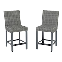 Outdoor Counter Height Barstool (Set of 2)