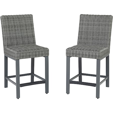 Outdoor Counter Height Barstool (Set of 2)
