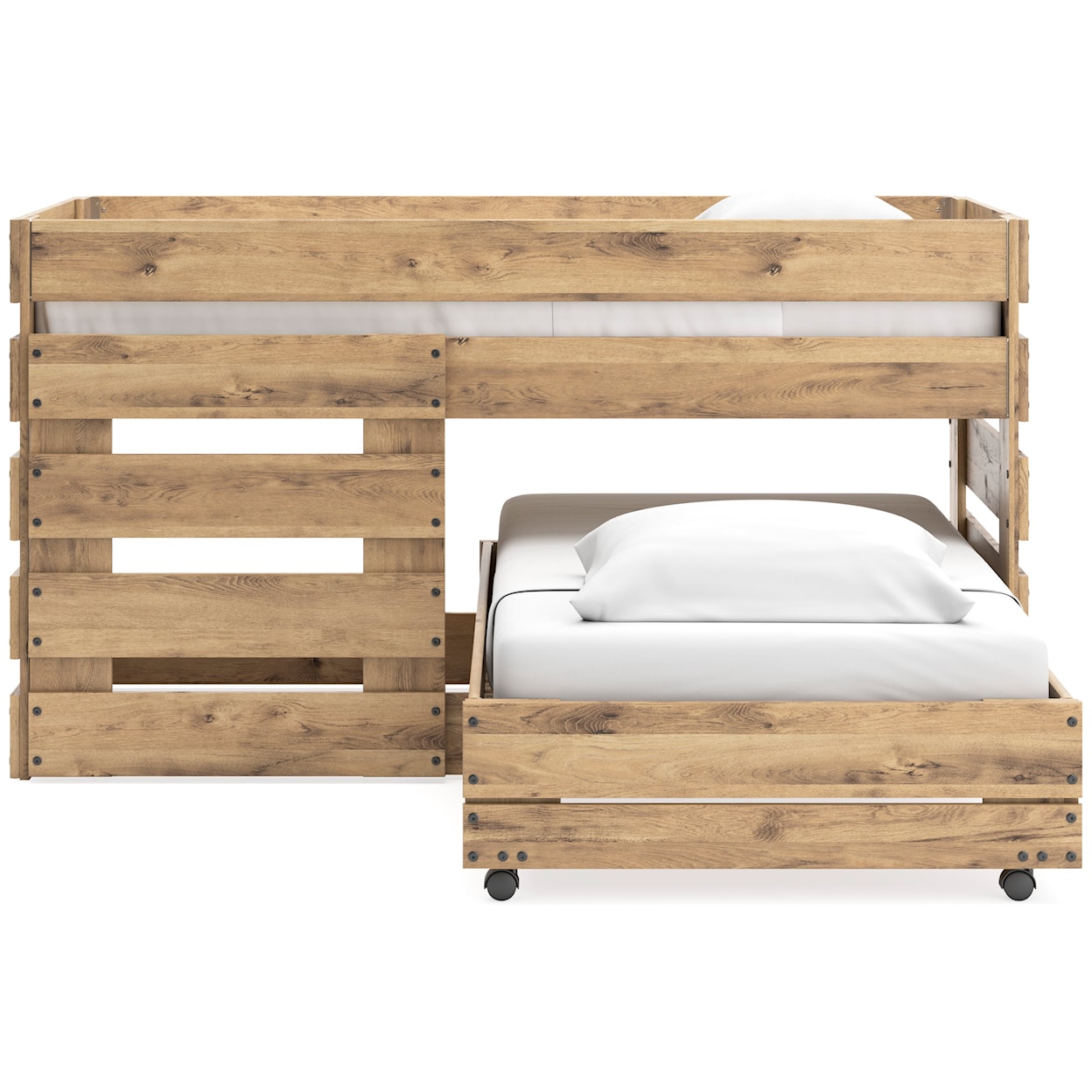 Signature Design by Ashley Larstin Twin Over Twin Loft Bed