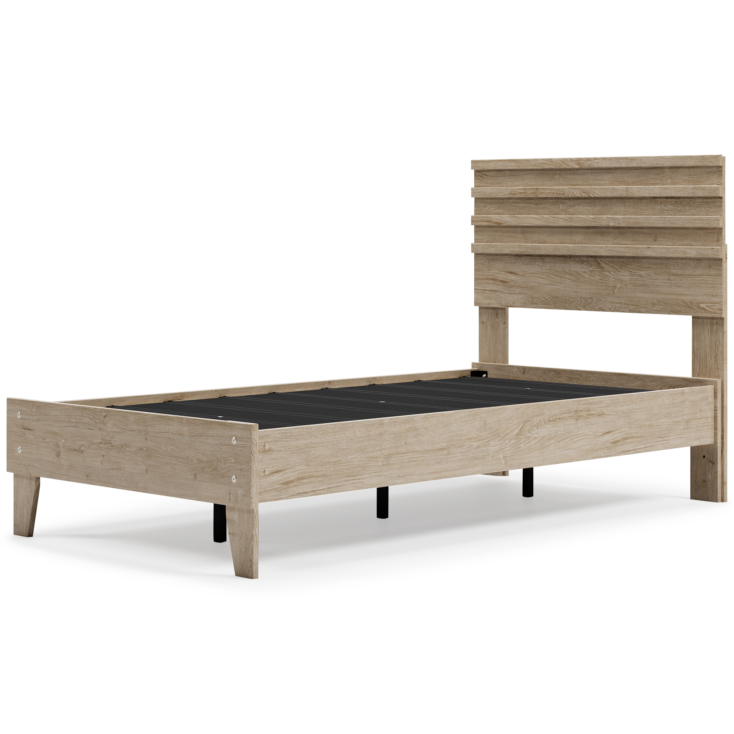 Signature Design by Ashley Oliah EB2270111x1+EB2270155x1 Twin Panel Platform Bed Household