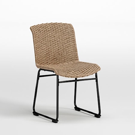 Resin Wicker Outdoor Dining Chair