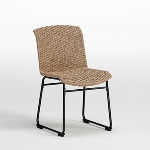 Resin Wicker Outdoor Dining Chair