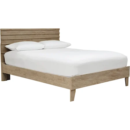 Queen Panel Platform Bed