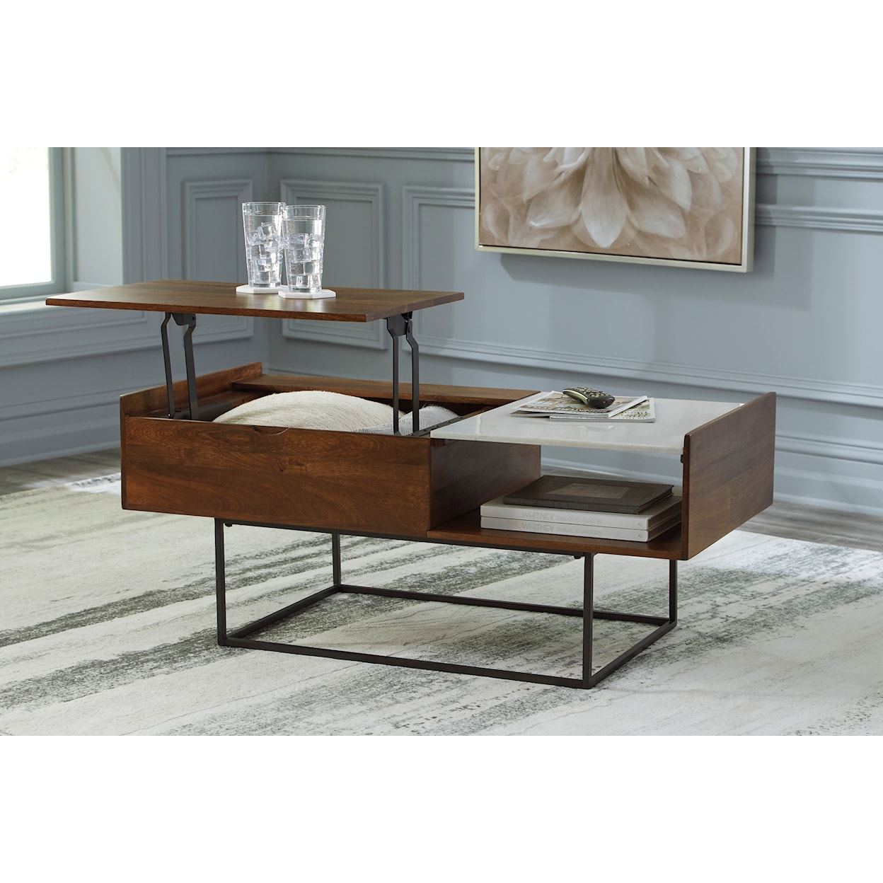 Belfort Select Rusitori Lift-Top Coffee Table