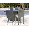 Signature Design by Ashley Palazzo Counter Height Dining Table w/ 4 Stools