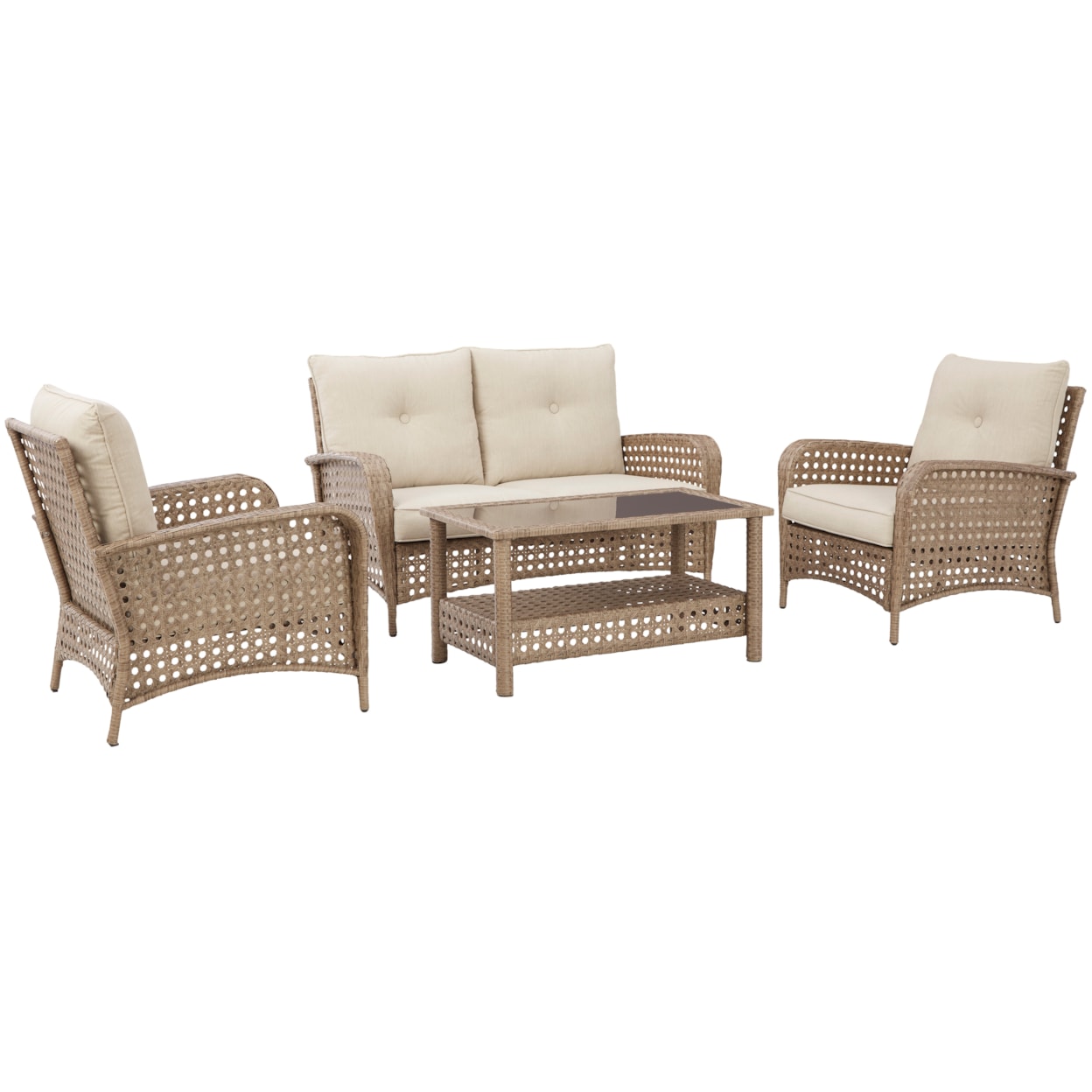 Signature Design by Ashley Braylee Outdoor Conversation Sets/Outdoor Chat Sets