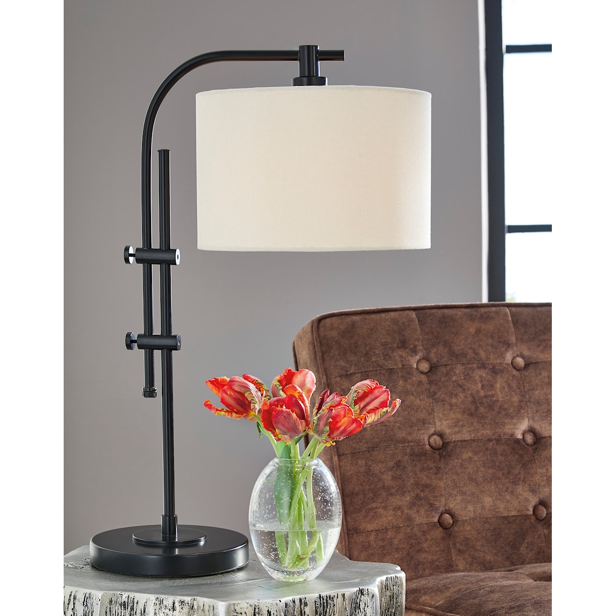 Ashley Furniture Signature Design Lamps - Casual Baronvale Accent Lamp