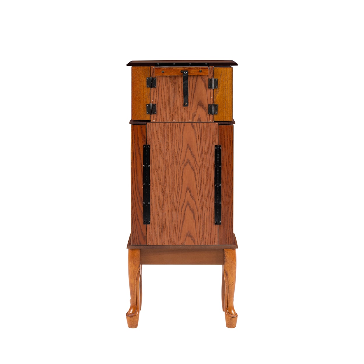 Powell Woodland Oak Jewelry Armoire