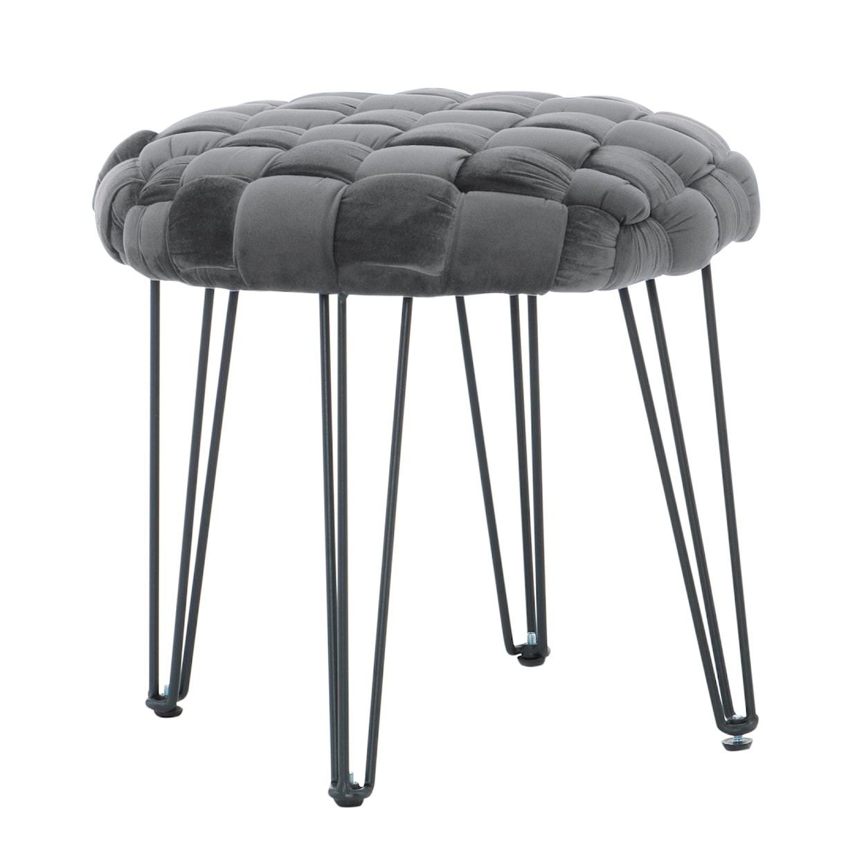 Powell Shadbury Shadbury Round Stool Grey