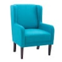 Mid-Century Modern Wingback Accent Chair