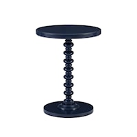 Modern Farmhouse Navy Side Table