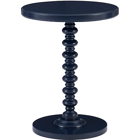 Modern Farmhouse Navy Side Table