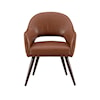 Powell Sabine Side Chair with Saddle Upholstery