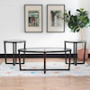 Powell Barnett 3Pc Coffee And End Table Set Umber