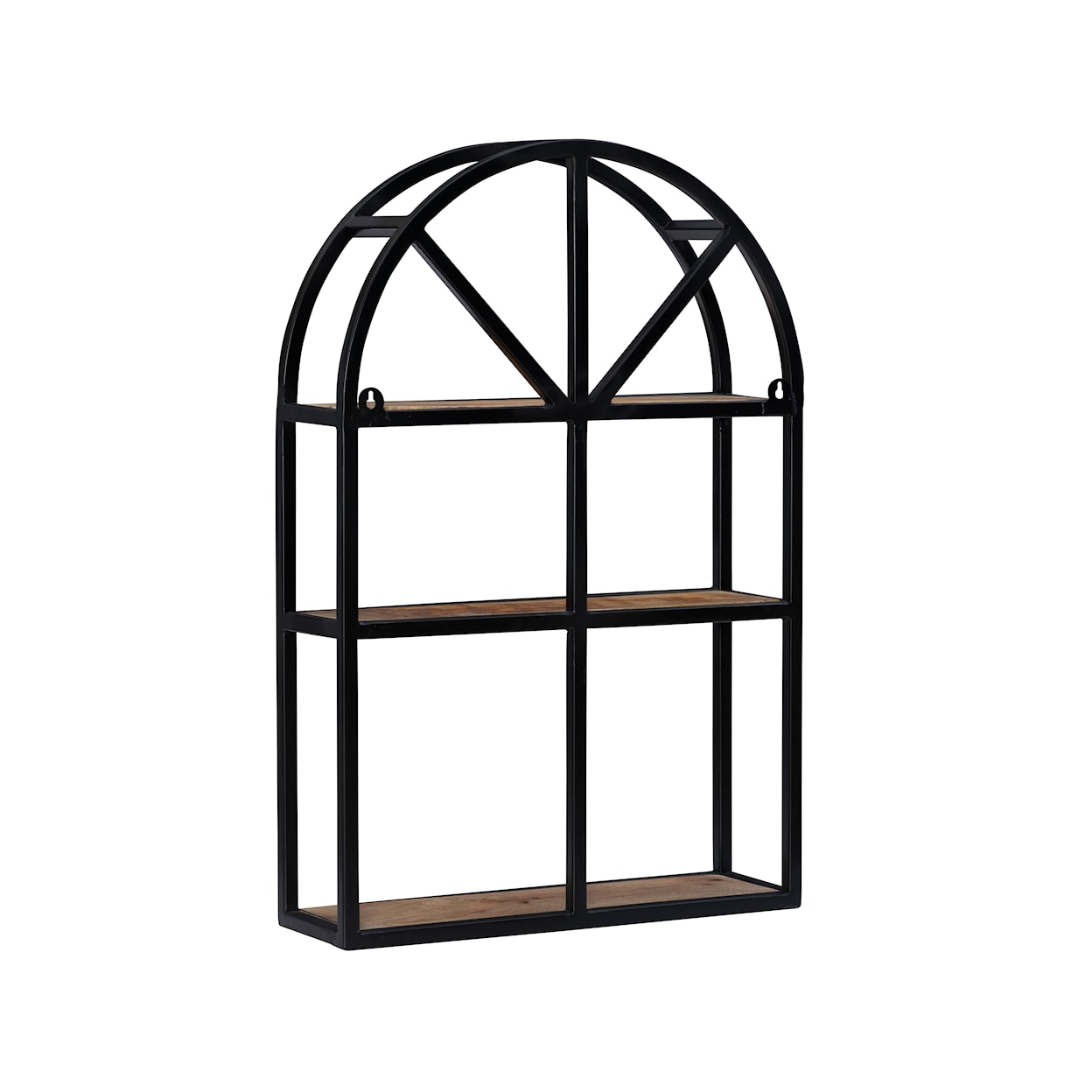 Powell WREN Wren Wall Shelves Black Metal