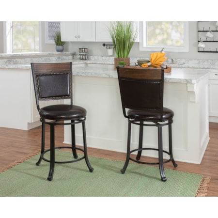 Swivel 24 inch Counter Stool