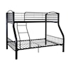 Powell Powell Heavy Metal Twin Over Full Bunk Black