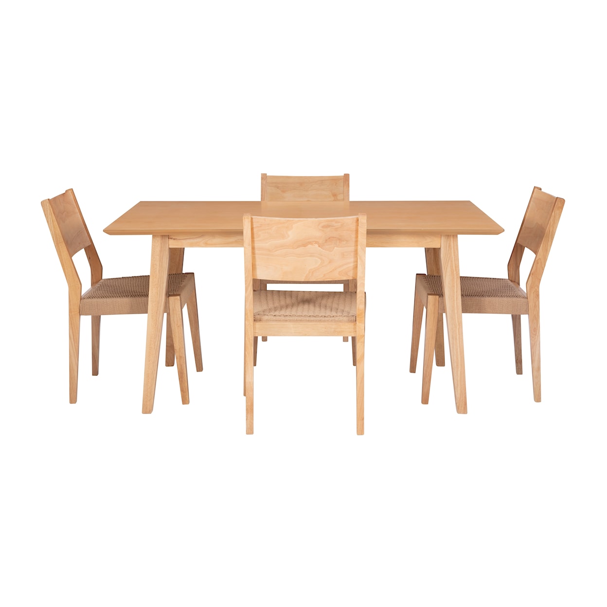 Powell Cadence 5-Piece Dining Set Natural