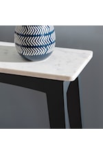 Powell Rainier Contemporary Rainier Coffee Table with Grey Marble Top
