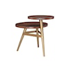 Powell Collis Collis Two Tiered Side Table Gold